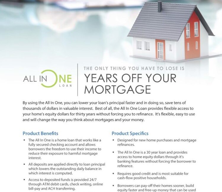 All In One Mortgage Loan Advantages